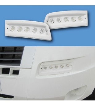 Fiat Ducato 2007-2014 Dagrijverlichting Kit POD Zwart (onbehandeld) - LP-X250B