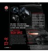 Lazer T-2R Race Light Black - 0002R