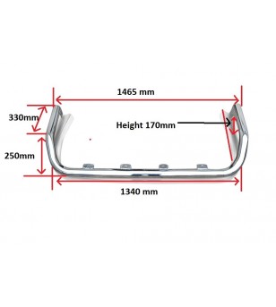 Vito 04- H2 Dachträger Edelstahl - RB-BRAGMBV04-H2 - Roofbar / Roofrails - Verstralershop