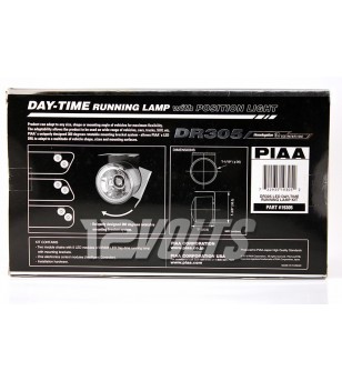 PIAA DR305 Daytime Running Lights (set) - DR305 - DK309BX - Lights and Styling