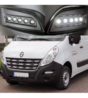 Renault Master 2010- Day Time Running Light Kit POD Black - LP-MAS10TB