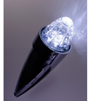 Toppljus Torpedo 24V 16LED Vit - 800161