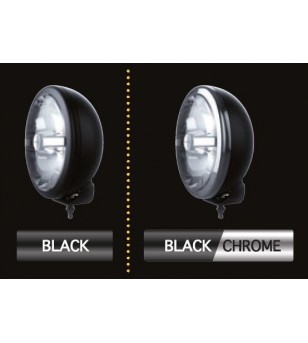 Cibie Super Oscar LED Schwarz & Chrom Extra Vision WB