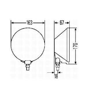 Hella Comet 500 Geel(1F4 005 750-051) - 005750512 - Verlichting - Verstralershop