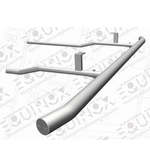 Doblò Cargo 2010- WB 2755, Sidebar brushed set stainless - 020.06.01C.001.03 - Sidebar / Sidestep - Verstralershop