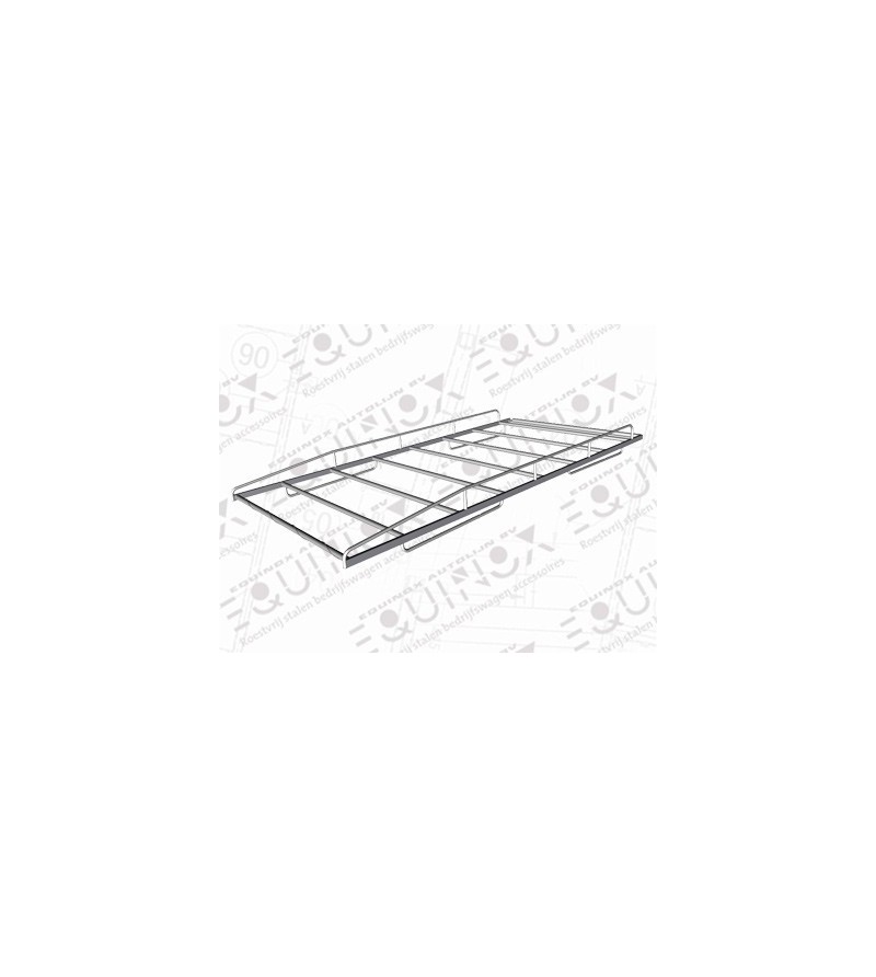 H300 2008- H1, roof rack stainless, car with rear doors - 110.08.03A.004 - Roofrack - Verstralershop