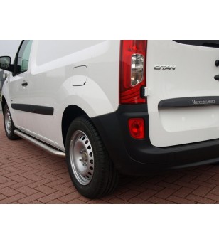 Citan L2, sidebar geborsteld set RVS  - 020.15.07A.003.03 - Sidebar / Sidestep - Verstralershop