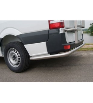 Sprinter 2006- L2 H1/H2/H3, solid curve polished rear-bar stainless