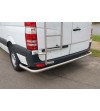 Sprinter 2006- L4 H2/H3, solid curve Polished rear-bar stainless for a car with towbar - 030.15.03B.026 - Rearbar / Rearstep - V