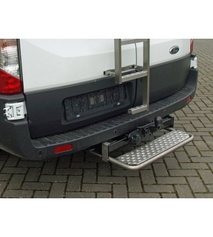 Transit 2014 L2/L3/L4/H2/H3 step stainless in combination with a Bosal bullet and ex-factory towbar  - 032.07.02D.002 - Rearbar 