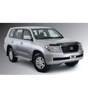 Wind deflectors - Front - Smoke - Set - Toyota - Landcruiser 150 - 2013-2017