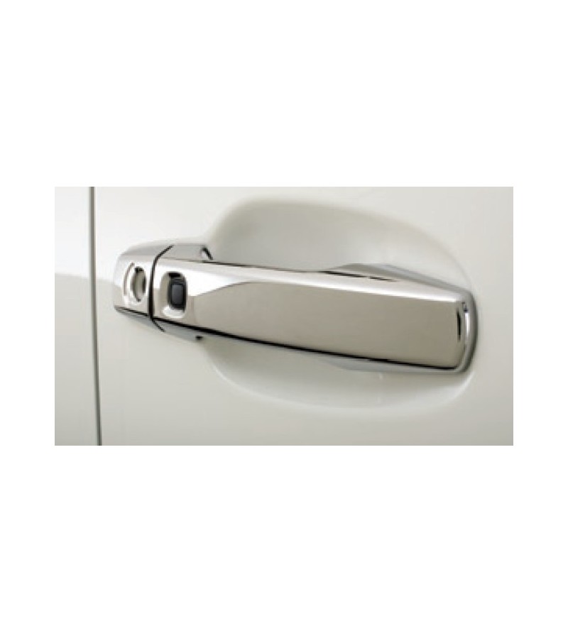 RENAULT CAPTUR 2013+ Door Handle Cover 4 Dr S.Steel (W.Hole/Sensor) - 2822100149 - Stainless / Chrome accessories - Verstralersh