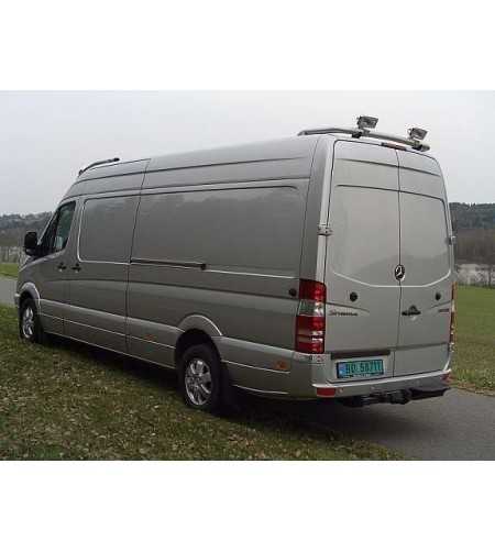 Dachbügel - QPAX - T-rack Rückseite - Mercedes - Sprinter - H2 - 2007+