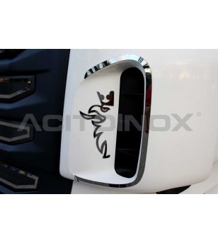 Scania L - SUPER MIRROR STAINLESS STEEL GRIFFIN