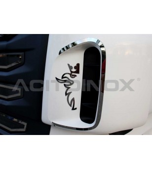 Scania L - SUPER MIRROR STAINLESS STEEL GRIFFIN - 011S - Stainless / Chrome accessories - Verstralershop