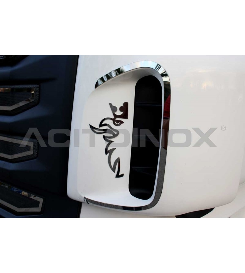 Inox-Teile - Acitoinox - Profile Lufteinlass - Griffin - Scania - L series - 2004-2015 Inox-Teile - Acitoinox - Profile Lufteinlass - Griffin - Scania - L series - 2004-2015