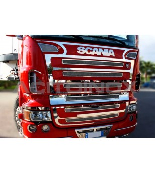 Scania R luchtinlaat surround + mask toepassing  - 047S - Grille - Verstralershop