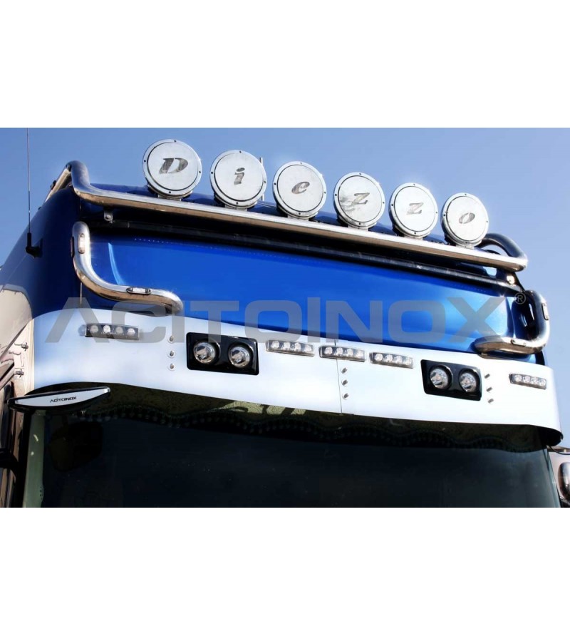 Sonnenblende - Hochglänzender Edelstahl - Scania - L series - 2004-2015 Sonnenblende - Hochglänzender Edelstahl - Scania - L series - 2004-2015