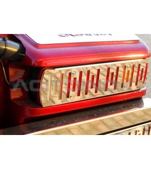 Scania L - STOP LIGHT COVER - 026S3 - Stainless / Chrome accessories - Verstralershop