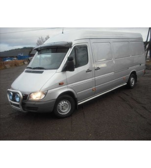 Solskydd - Svart - Ej Transparent - Mercedes - Sprinter - 1995-2006