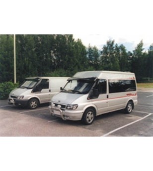 Solskydd - Svart - Ej Transparent - Ford - Transit - 2001-2006
