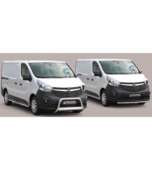 Vivaro L1 2014-, EC Approved Medium Bar Inox - EC/MED/382/IX - Bullbar / Lightbar / Bumperbar - Verstralershop