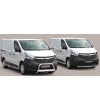 Vivaro L1 2014-, EC Approved Medium Bar Inox - EC/MED/382/IX - Bullbar / Lightbar / Bumperbar - Verstralershop