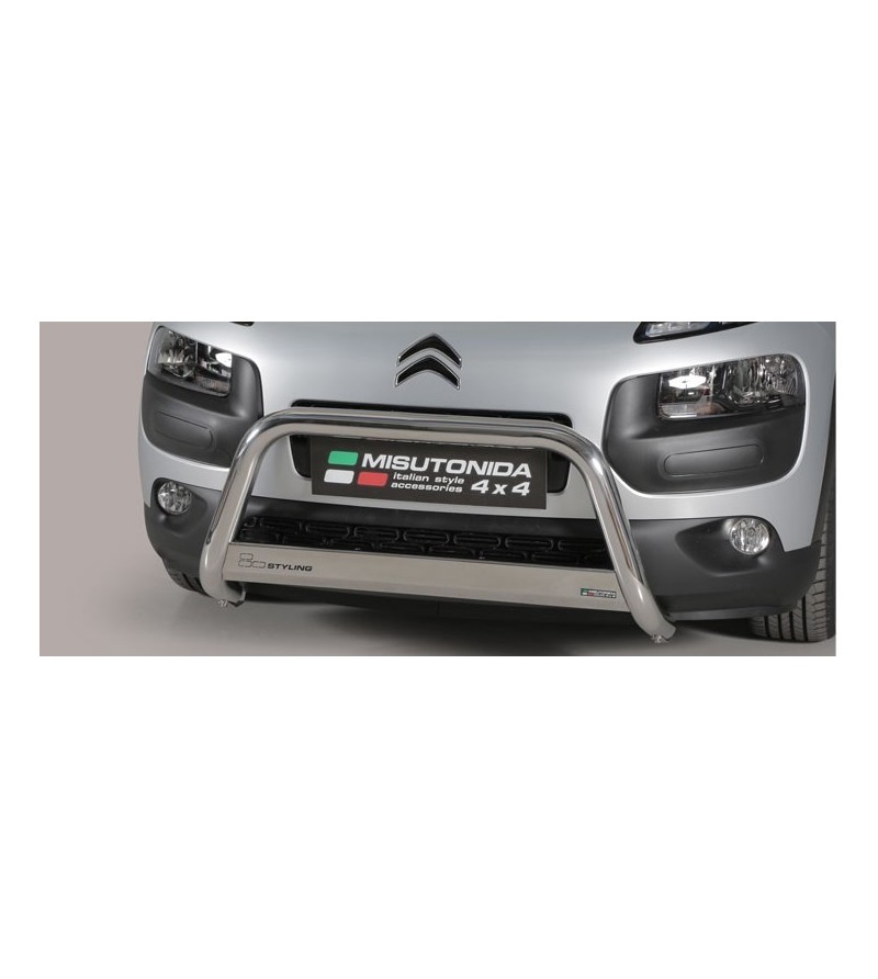 Citroën C4 Cactus 2015 EC Approved Medium Bar ø63 stainless steel - EC/MED/378/IX - Bullbar / Lightbar / Bumperbar - Verstralers