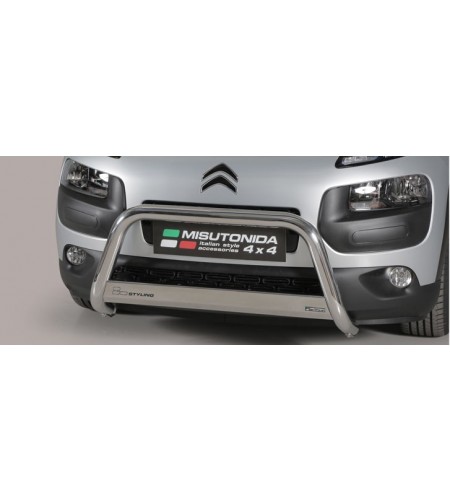 Citroën C4 Cactus 2015 EC goedgekeurd Medium Bar ø63 rvs - EC/MED/378/IX - Bullbar / Lightbar / Bumperbar - Verstralershop