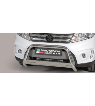 Suzuki vitara 2015 EC approved Medium Bar Inox ø63 stainless steel - EC/MED/386/IX - Bullbar / Lightbar / Bumperbar - Verstraler