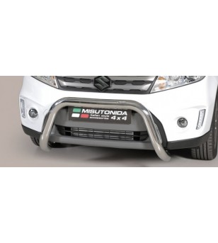 Suzuki vitara 2015 EC Approved Super Bar Inox ø76 stainless steel - EC/SB/386/IX - Bullbar / Lightbar / Bumperbar - Verstralersh