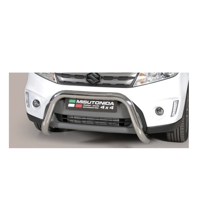 Suzuki vitara 2015 EC Approved Super Bar Inox ø76 rvs - EC/SB/386/IX - Bullbar / Lightbar / Bumperbar - Verstralershop