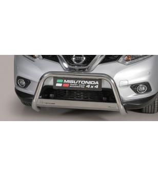 Nissan X-Trail 2015 EC Approved Medium Bar Inox ø63 stainless steel - EC/MED/379/IX - Bullbar / Lightbar / Bumperbar - Verstrale