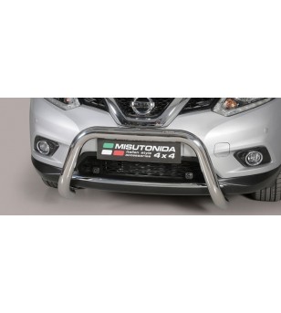 Nissan X-Trail 2015 EC Approved Super Bar Inox ø76 rvs - EC/SB/379/IX - Bullbar / Lightbar / Bumperbar - Verstralershop