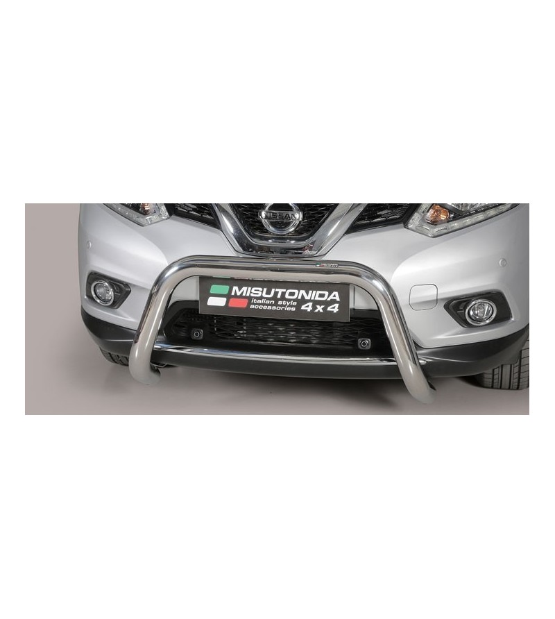 Nissan X-Trail 2015 EC Approved Super Bar Inox ø76 rvs - EC/SB/379/IX - Bullbar / Lightbar / Bumperbar - Verstralershop