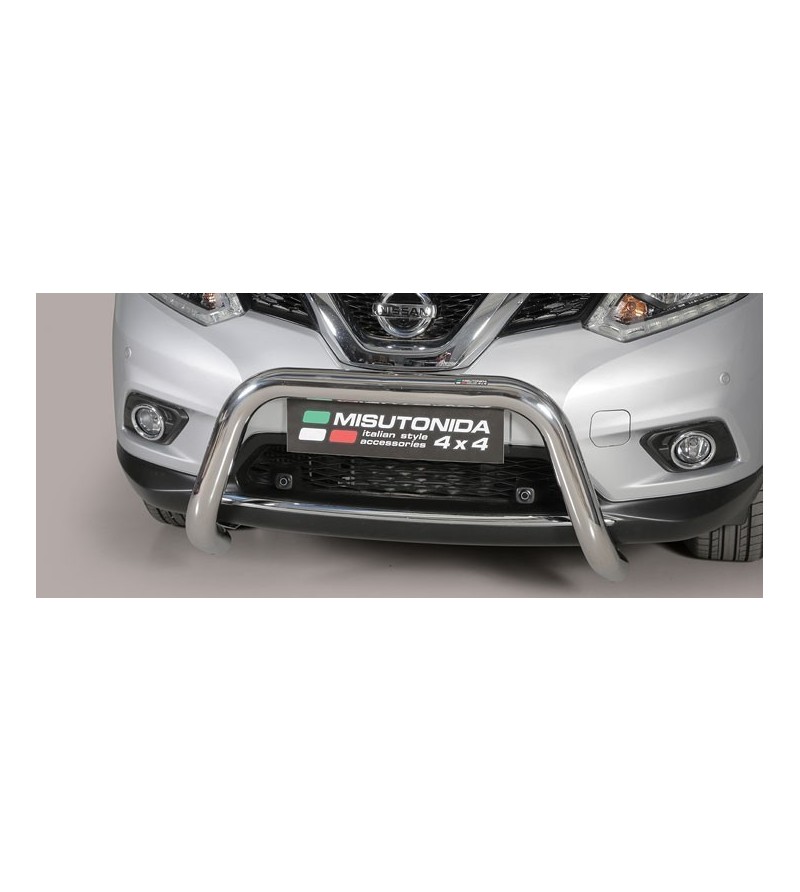Nissan X-Trail 2015 EC Approved Super Bar Inox ø76 stainless steel - EC/SB/379/IX - Bullbar / Lightbar / Bumperbar - Verstralers