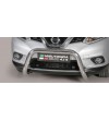 Nissan X-Trail 2015 EC Approved Super Bar Inox ø76 rvs - EC/SB/379/IX - Bullbar / Lightbar / Bumperbar - Verstralershop