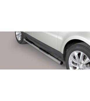 Range Rover Sport 2014 Grand Pedana (Side Bars with steps) Inox ø76 stainless steel