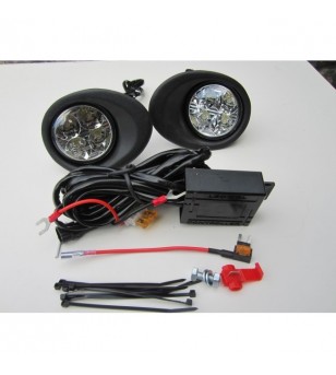 Master 10+ Day Time Running Light Kit Black