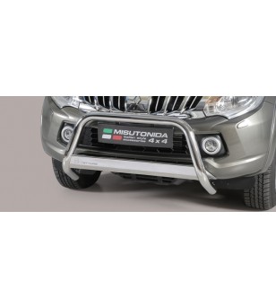 L200, EC Approved Medium Bar Mark inox - EC/MED/390/IX - Bullbar / Lightbar / Bumperbar - Verstralershop