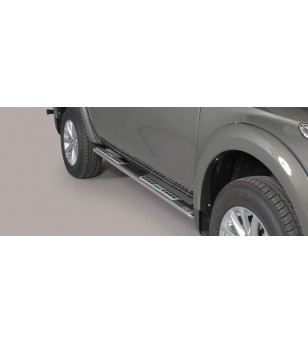 L200 Design Side Protections Inox - DSP/390/IX - Sidebar / Sidestep - Verstralershop