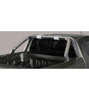 L200 Double Cab 15- Roll Bar on Tonneau Inox (2 pipes version) - RLSS/2390/IX - Rollbars / Sportsbars - Verstralershop