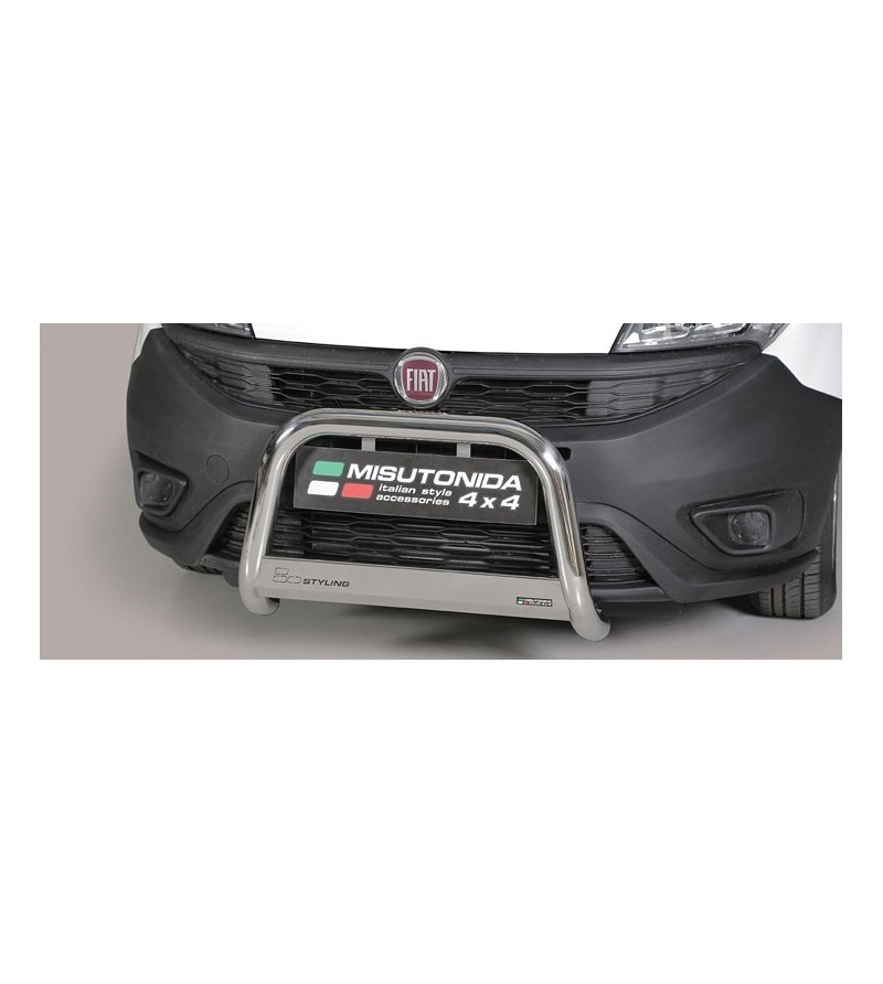 Doblò EC Approved Medium Bar Inox - EC/MED/387/IX - Bullbar / Lightbar / Bumperbar - Verstralershop