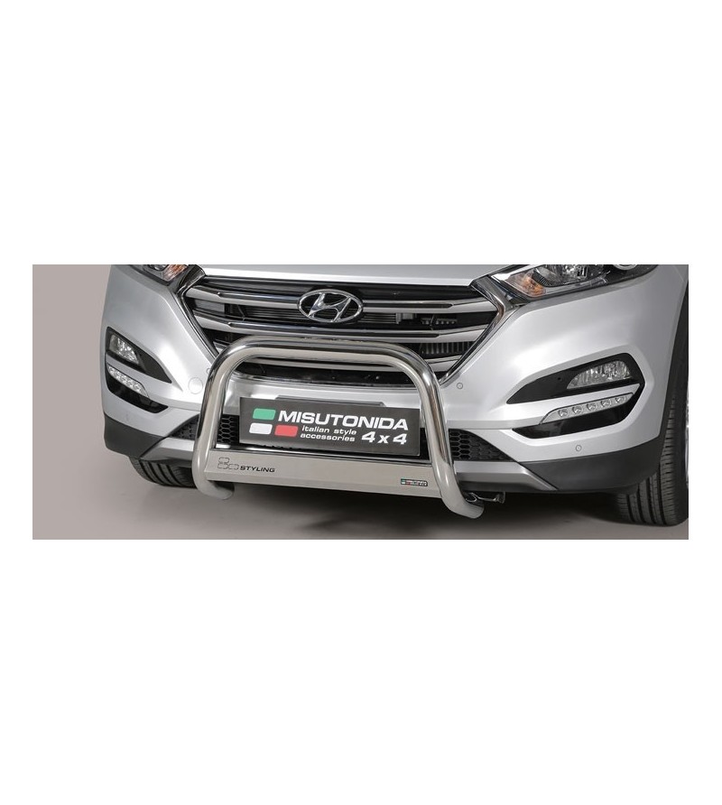 Tucson EC Approved Medium Bar Inox - EC/MED/391/IX - Bullbar / Lightbar / Bumperbar - Verstralershop