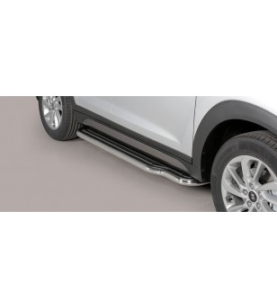 Tucson Sidesteps Inox  - P/391/IX - Bullbar / Lightbar / Bumperbar - Verstralershop