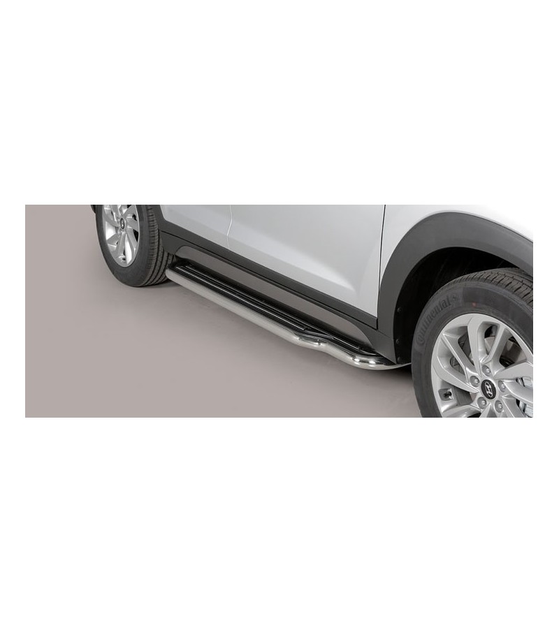 Tucson Sidesteps Inox  - P/391/IX - Bullbar / Lightbar / Bumperbar - Verstralershop