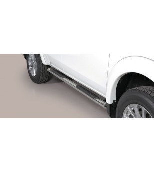 L200 club cab, Oval grand Pedana (Oval Side Bars with steps) Inox - GPO/395/IX - Sidebar / Sidestep - Verstralershop