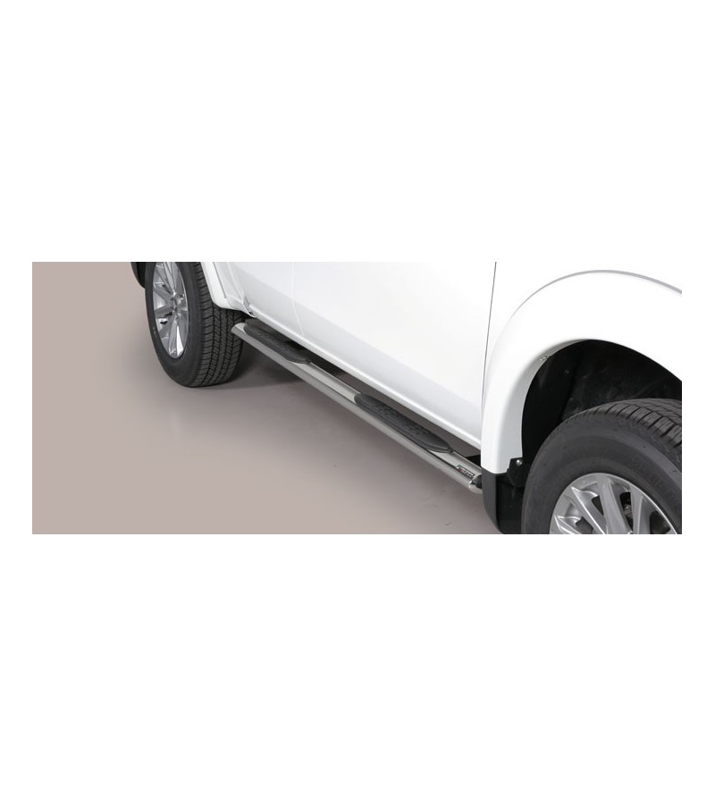 L200 club cab, Oval grand Pedana (Oval Side Bars with steps) Inox - GPO/395/IX - Sidebar / Sidestep - Verstralershop