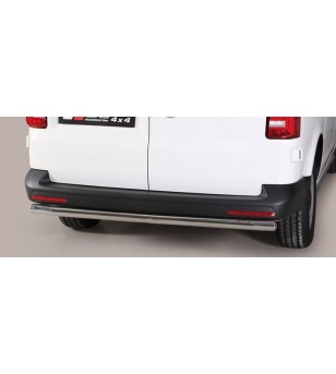 VW T6 Rear Protection Inox - PP1/396/IX - Rearbar / Opstap - Verstralershop