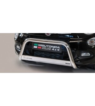 Fiat 500x EC Approved Medium Bar Inox - EC/MED/393/IX - Bullbar / Lightbar / Bumperbar - Verstralershop